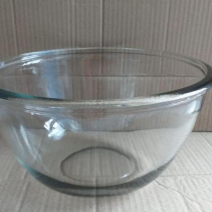 Mangkok Bening Besar Jumbo 28 Cm Mangkok 11 inch Mangkok Adonan Mangkok Kaca Tebal