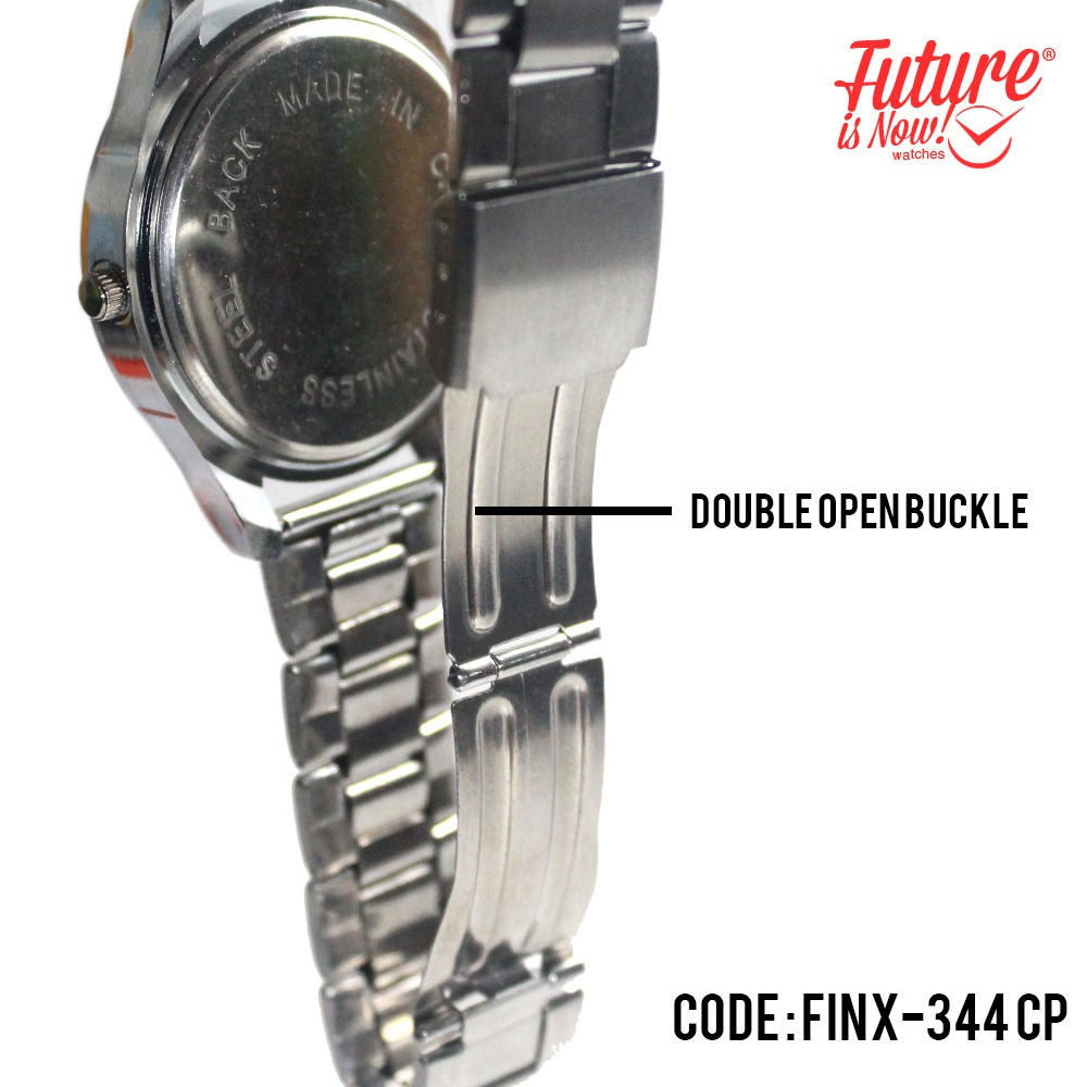 (1+1) Future IS NOW Jam Tangan Couple Unisex Analog - FINX-344 CP