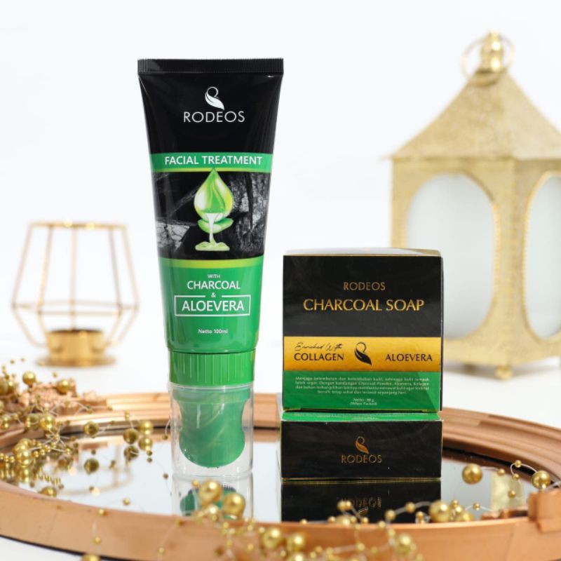 Rodeos Basic - Paket Sabun Pembersih Wajah untuk Kulit Kusam Bebas Komedo &amp; Jerawat