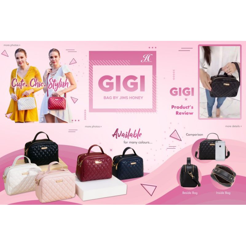 gigi bag original jimshoney tas jimshoney tas wanita tas slempang