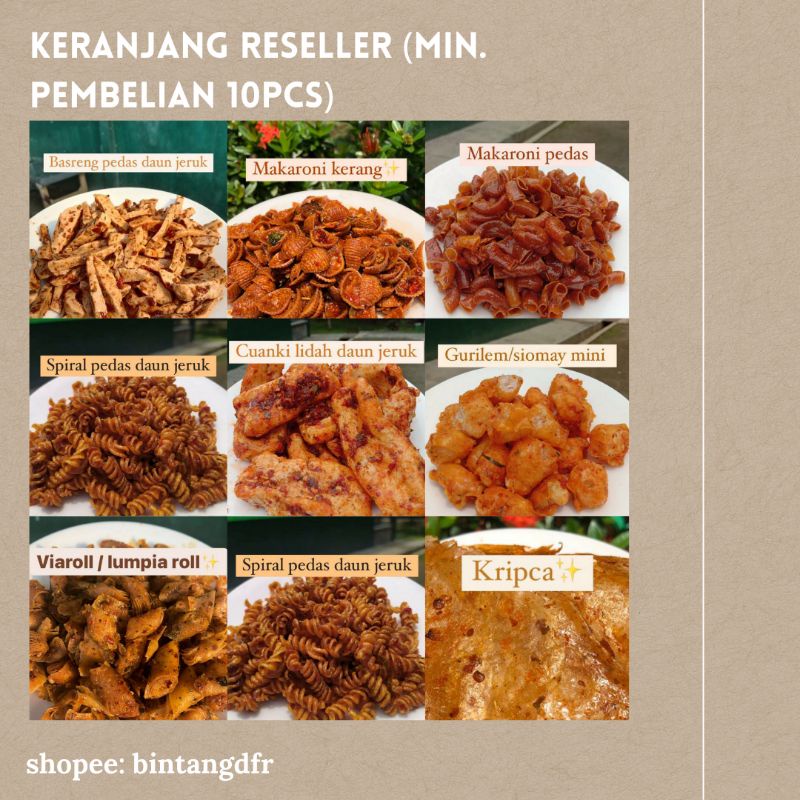 

JAJANAN PEDAS KHUSUS UKURAN 1KG (RESELLER)