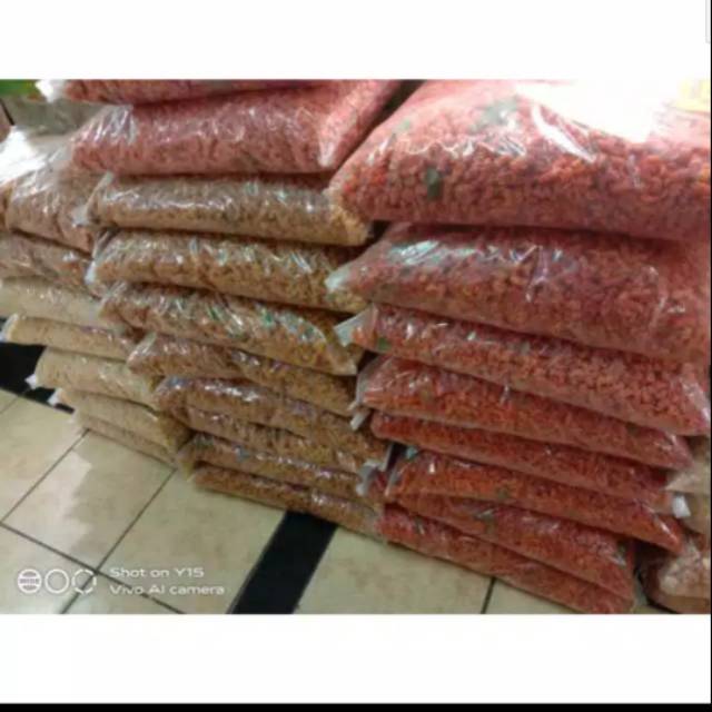 

Makaroni spiral daun jeruk bumbu bon cabe & bumbu balado daun jeruk 2,5kg