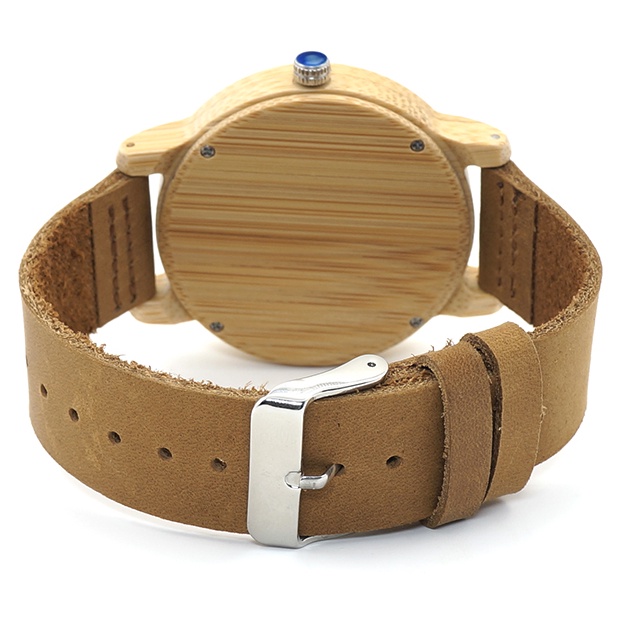 Jam Tangan kayu Analog Wanita -BOBO BIRD  A10 - Brown