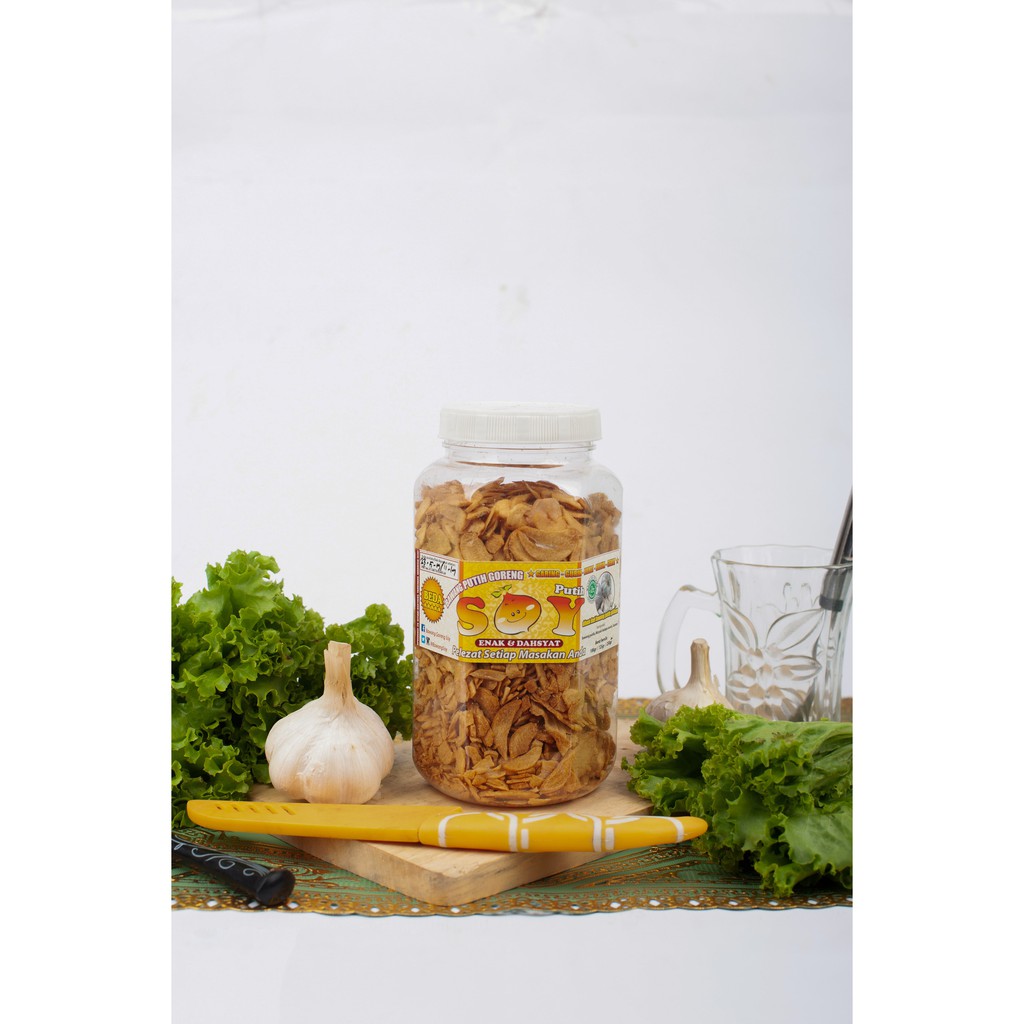 

Bawang Putih Goreng Soy [Large] untuk Soto, Bakso, Batagor, Mie, Nasi Goreng