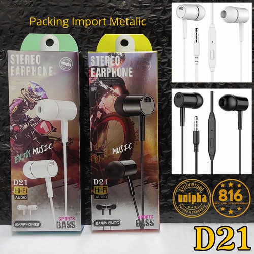 L29 D21 Headset Handset Handsfree Hanset Extra Bass