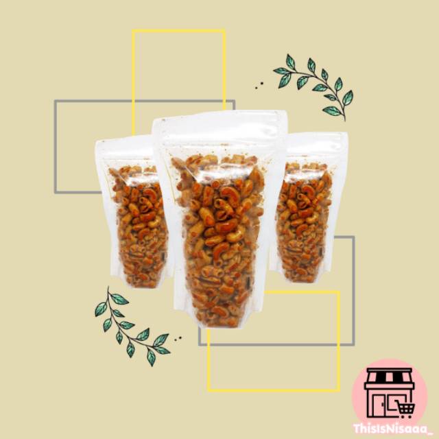 

Makaroni bantet dengan 3 varian rasa balado, barbeque, original.