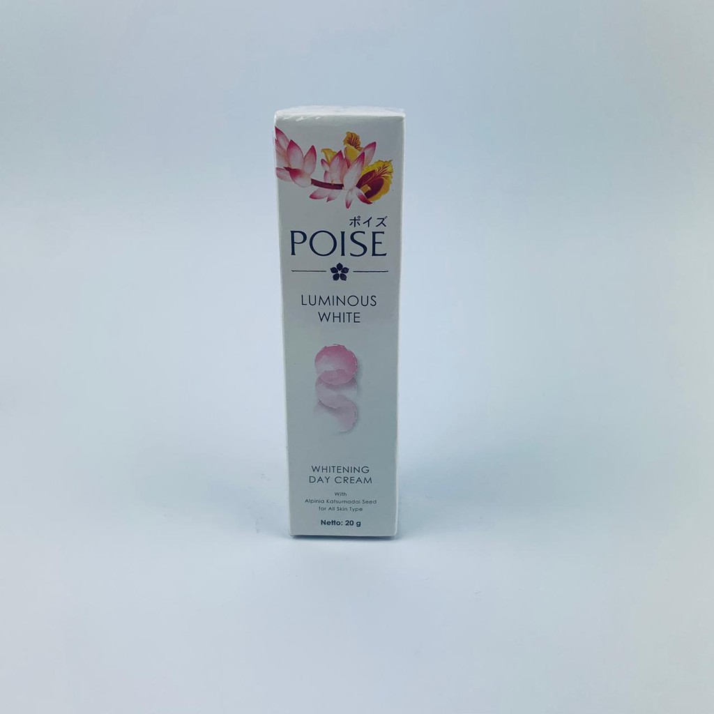 Poise Luminous White / Whaitening Day Cream  / Krim Siang / 20g