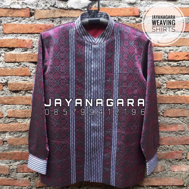 JayanaKemeja Tenun Jayanagara Best Quality Woven Shirts 0102