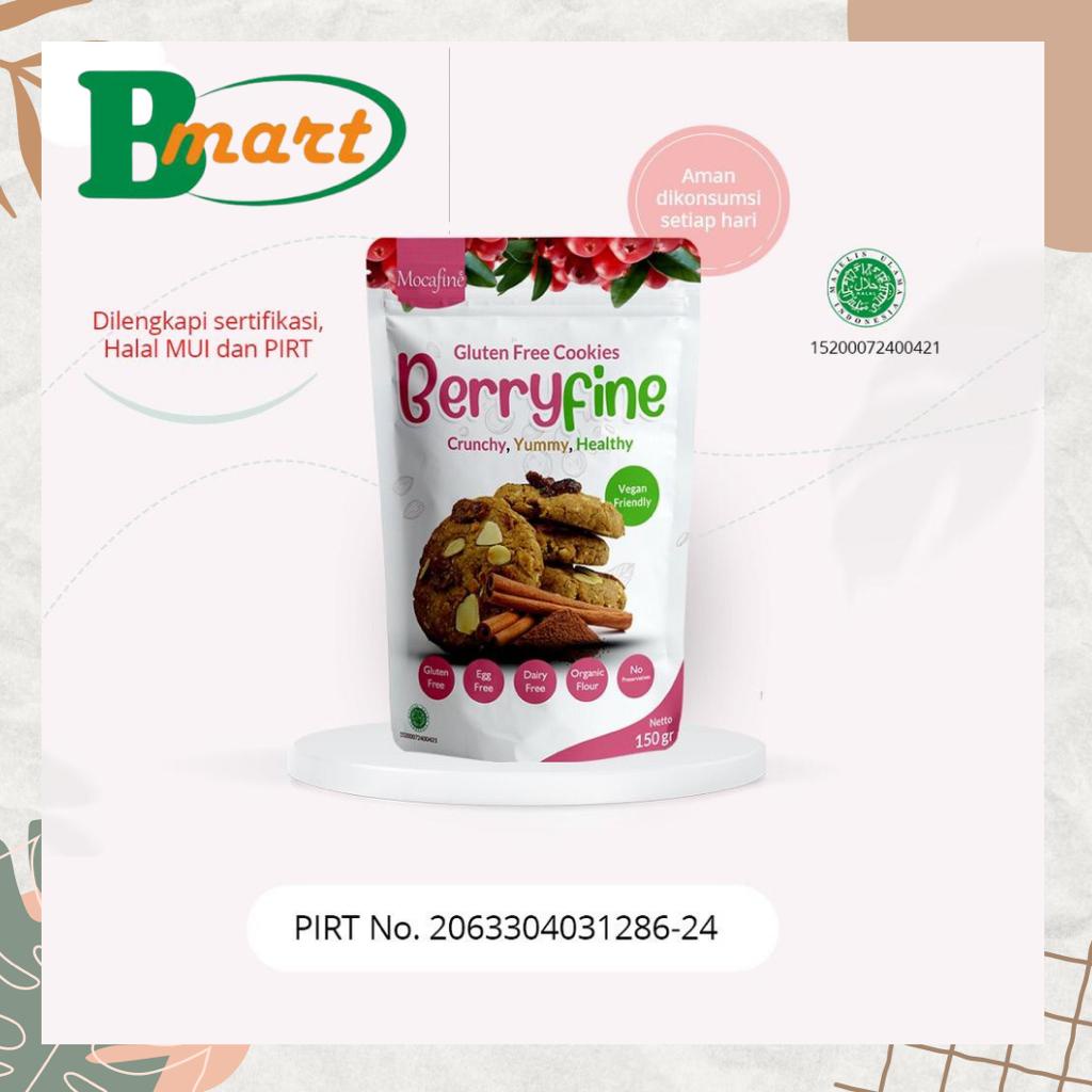 

BerryFine Healthy Cookies - Gluten Free Cookies - Egg Free - Dairy Free - 150 gr