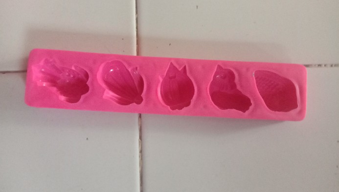 Cetakan Kue Bangkit Dan Sagu Plastik 5 Variasi Motif