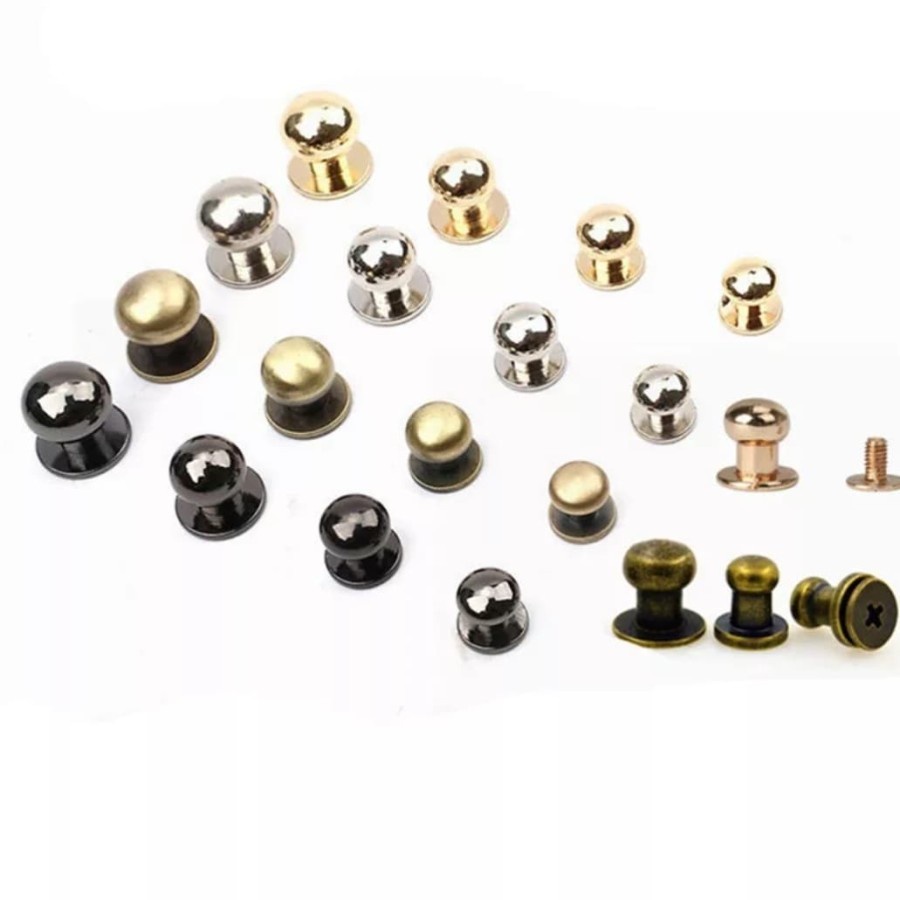 Jual M2 Button Stud Screwback Baut Pentol Paku Rivet Kepala Bulat 8mm