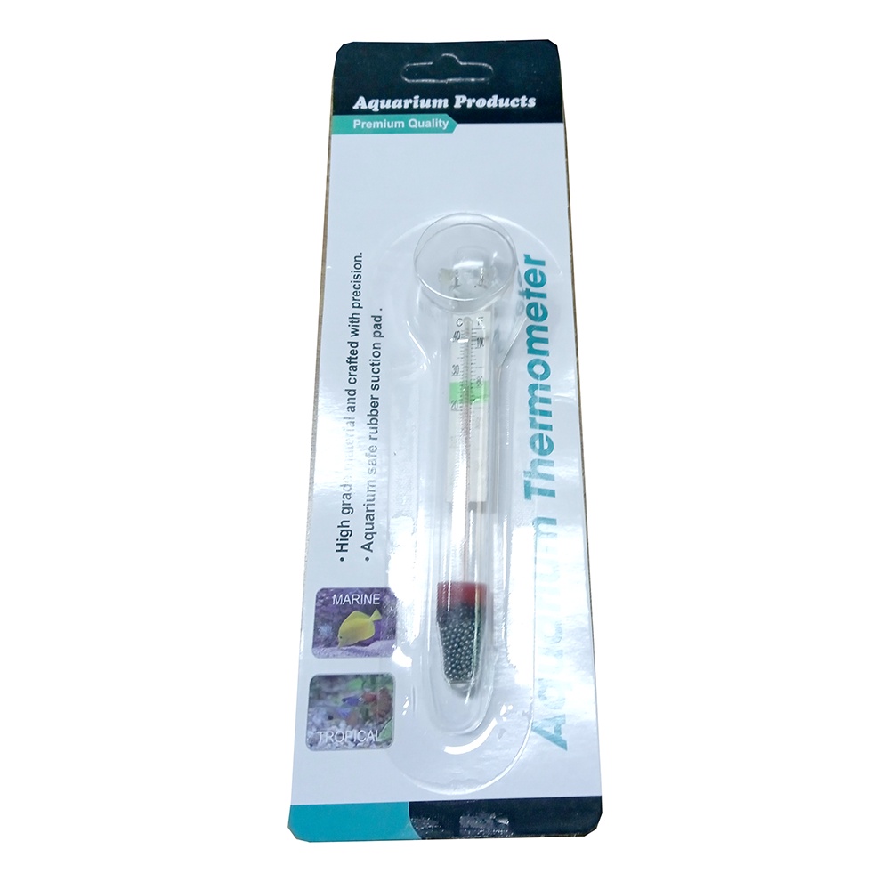 Termometer Pengukur Suhu Aquarium Glass Tube Temperature