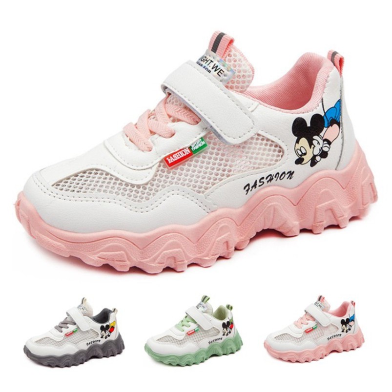  Sepatu  Mickers Non Led Sneakers Kids Shoes Sepatu  Anak 