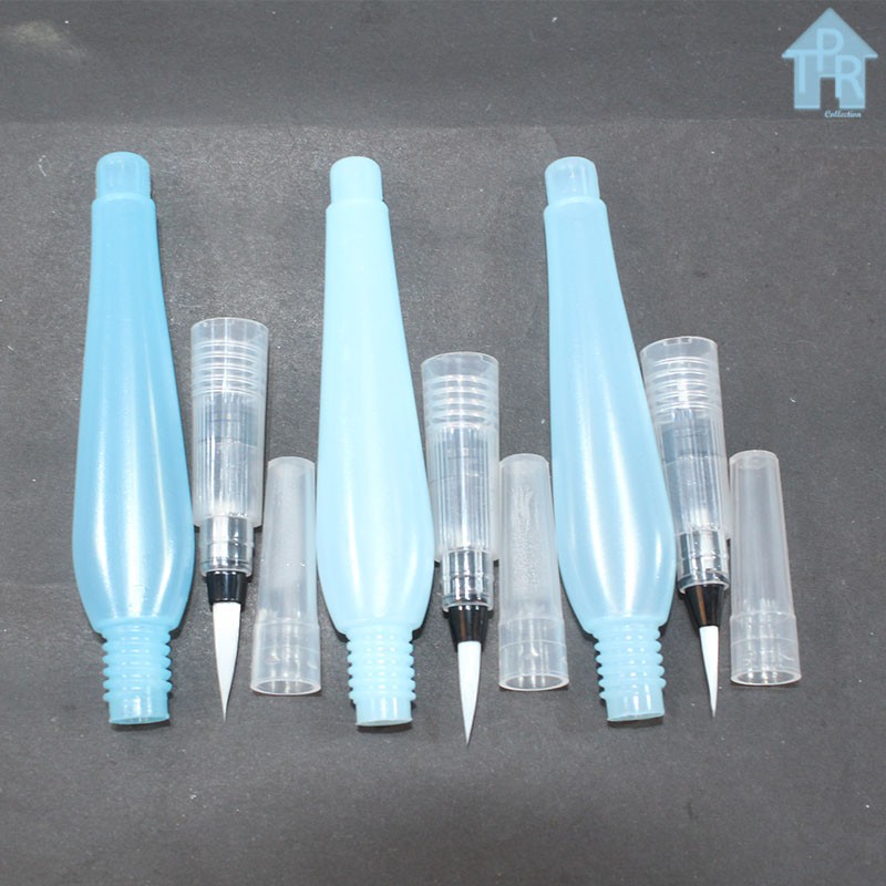 Set Kuas Mewarnai / Watercolor Pen / Cat Air - Biru 3 ukuran