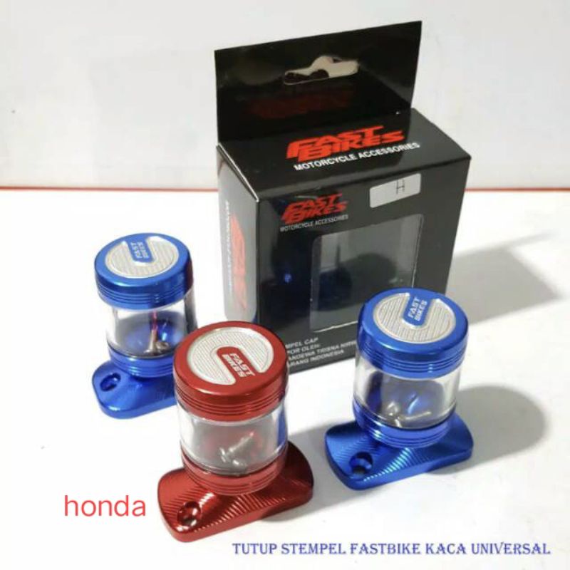 tutup stempel kaca CNC honda/yamaha/suzuki