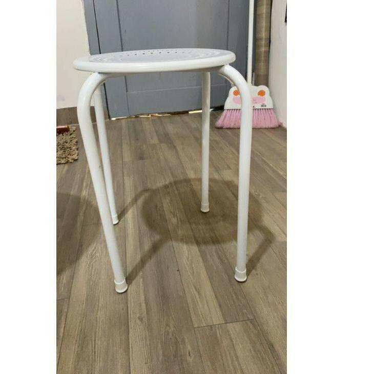 Terbaik Kursi Cafe Bulat Minimalis Full Besi / Kursi Tamu / Bangku metal Minimalis serbaguna 