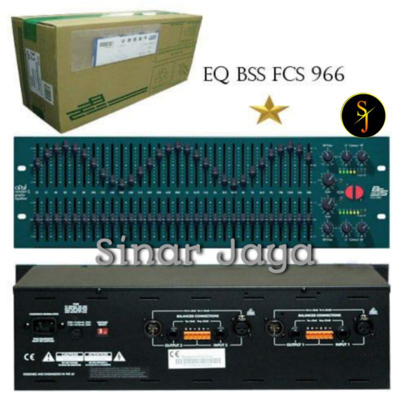EQ BSS FCS 966 Equalizer Opal FCS 966 ORIGINAL