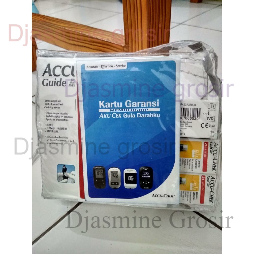 Alat Accu Chek Guide Free Strip / Kit AccuChek Guide Pengganti AccuCheck Performa