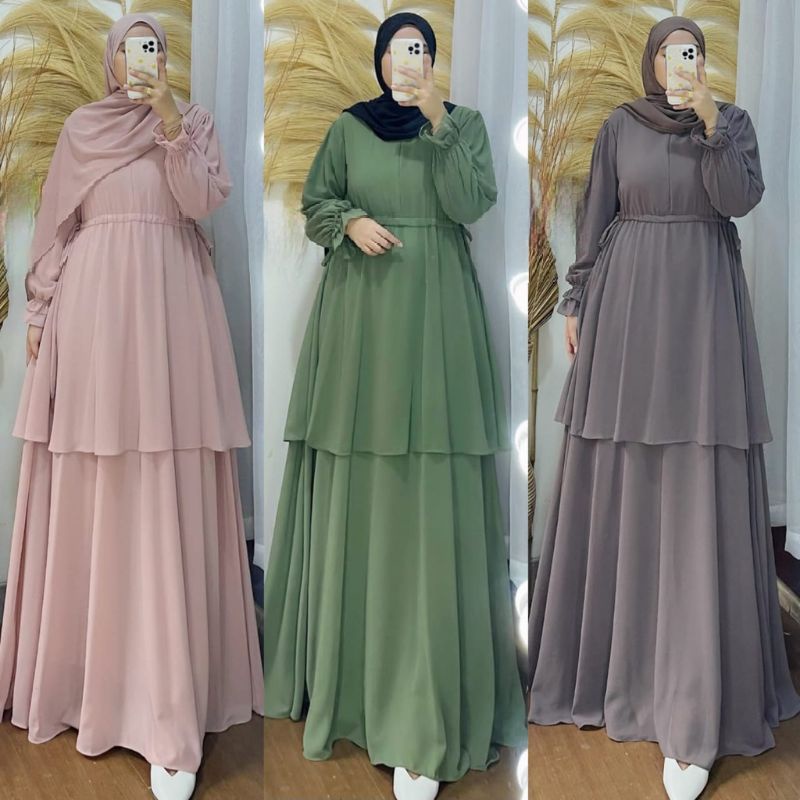 ARRONA DRESS WANITA TERBARU CERUTY BABYDOLL PREMIUM