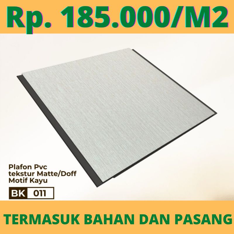 plafon pvc terpasang