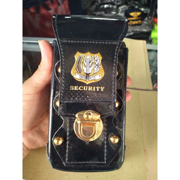 sarung hp satpam, sarung hp kulit, sarung hp logo satpam