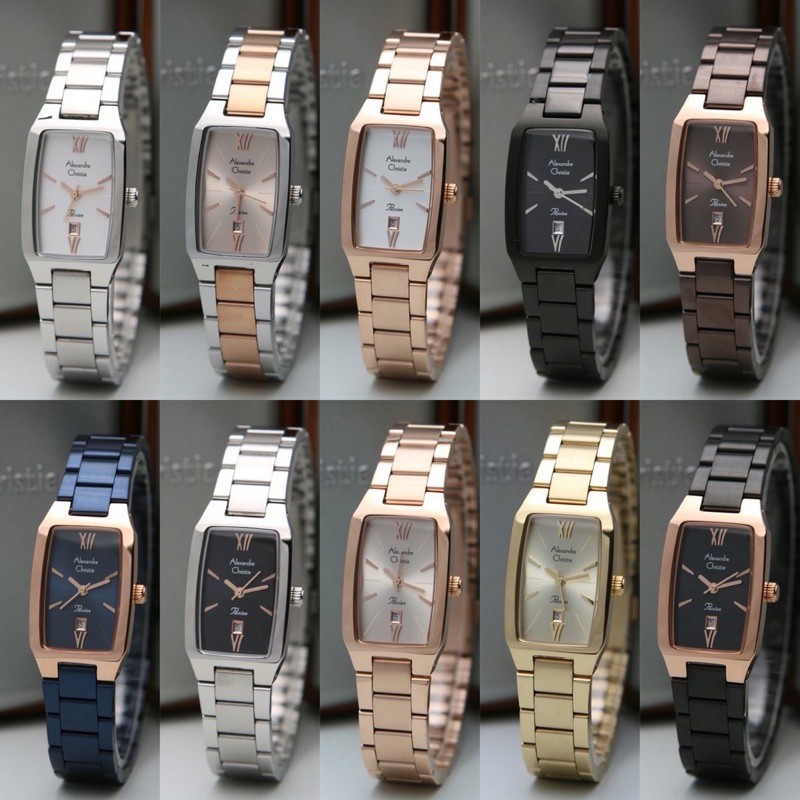 PROMO HARI INI  ALEXANDRE CHRISTIE WANITA AC2455 AC 2455 ORIGINAL GARANSI RESMI 1 THN | JAM TANGAN