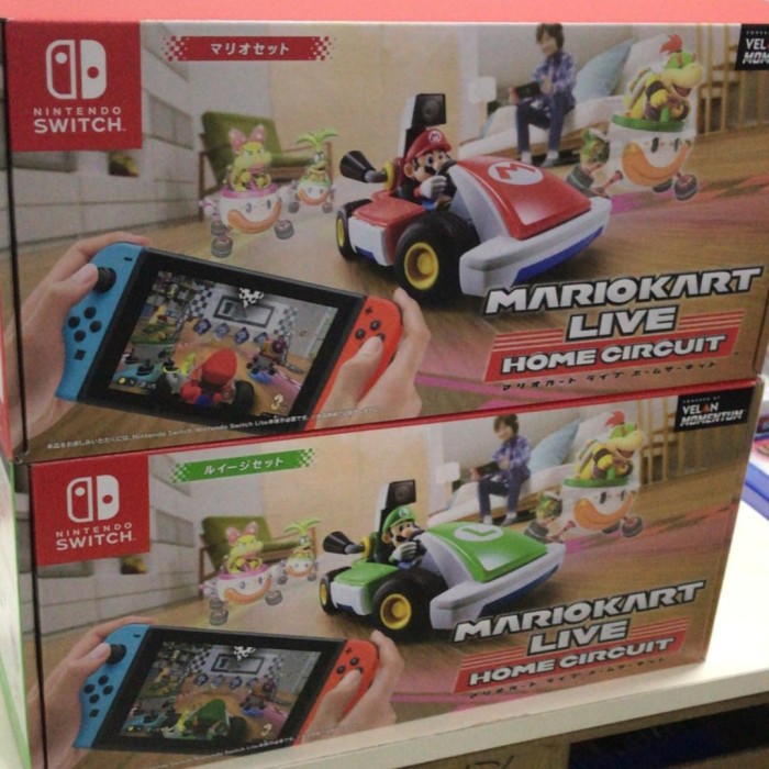 mario kart live home circuit luigi nintendo switch