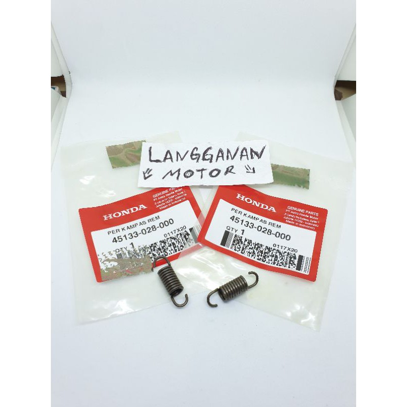 PER SPRING KAMPAS REM BELAKANG SUPRA 125 REVO BLADE KARISMA BEBEK