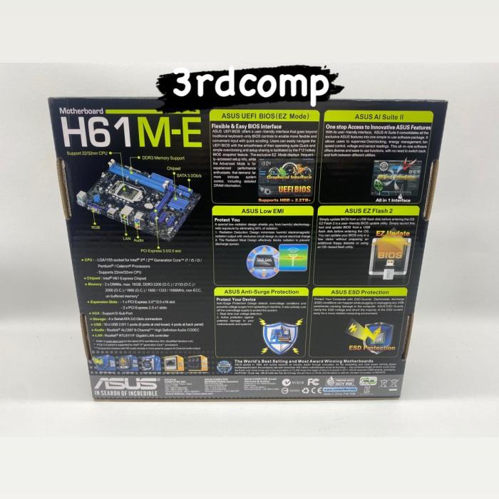 MOTHERBOARD ASUS H61 ME LGA 1155