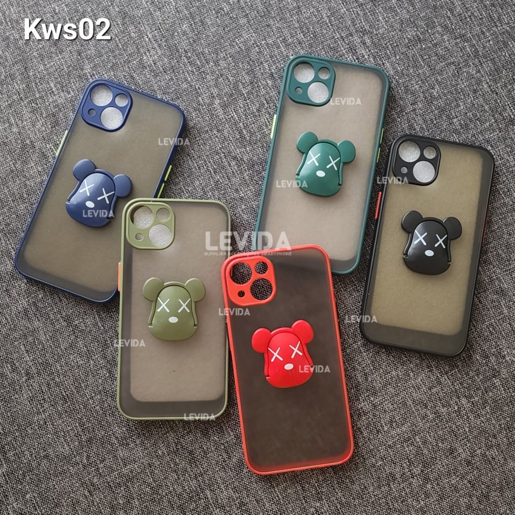 Case RingStand KW02 Protect Kamera Case Infinix Hot 9 Play Infinix Hot 10 Infinix Hot 10 Play Infinix Hot 10S Infinix Hot 11 Infinix Hot 11S Nfc Infinix Hot 11 Play