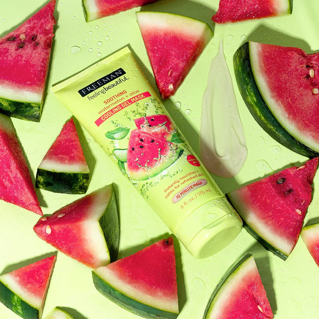 ★ BB ★  FREEMAN Soothing Watermelon &amp; Aloe Cooling Gel Mask 175ml