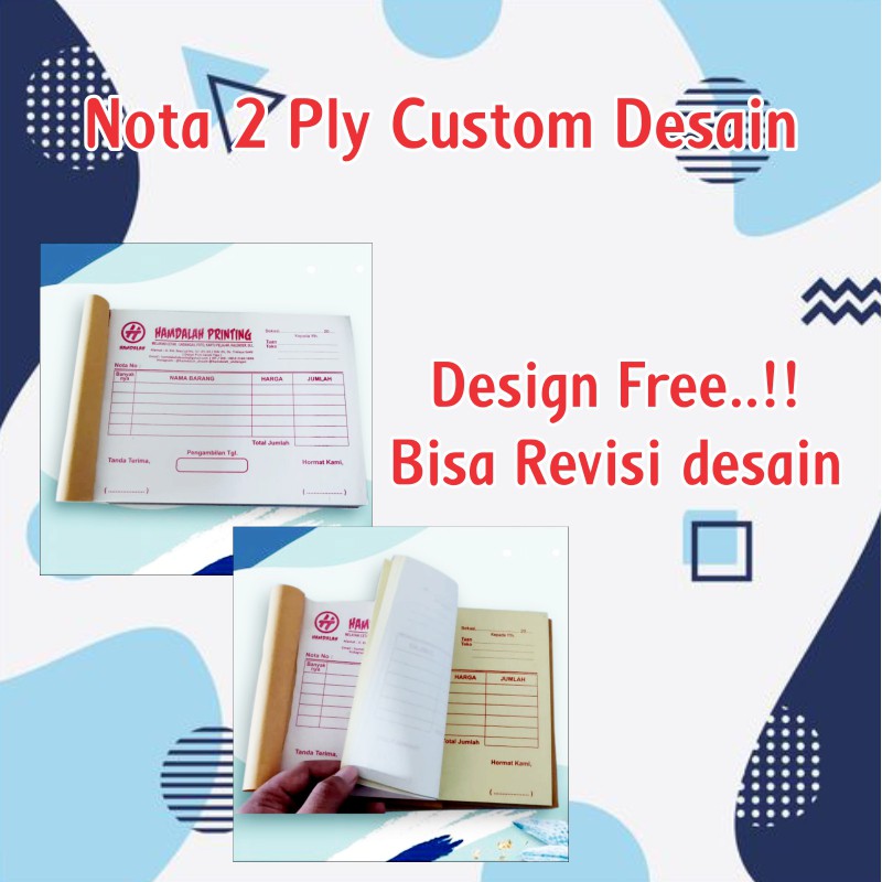 

Nota 2 Ply / 3ply Custom Desain