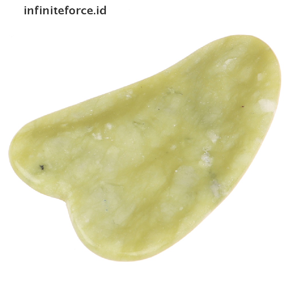 (Infiniteforce.Id) Alat Pijat Roller Kepala Ganda Bahan Giok Untuk Relaksasi Kulit Wajah / Tubuh