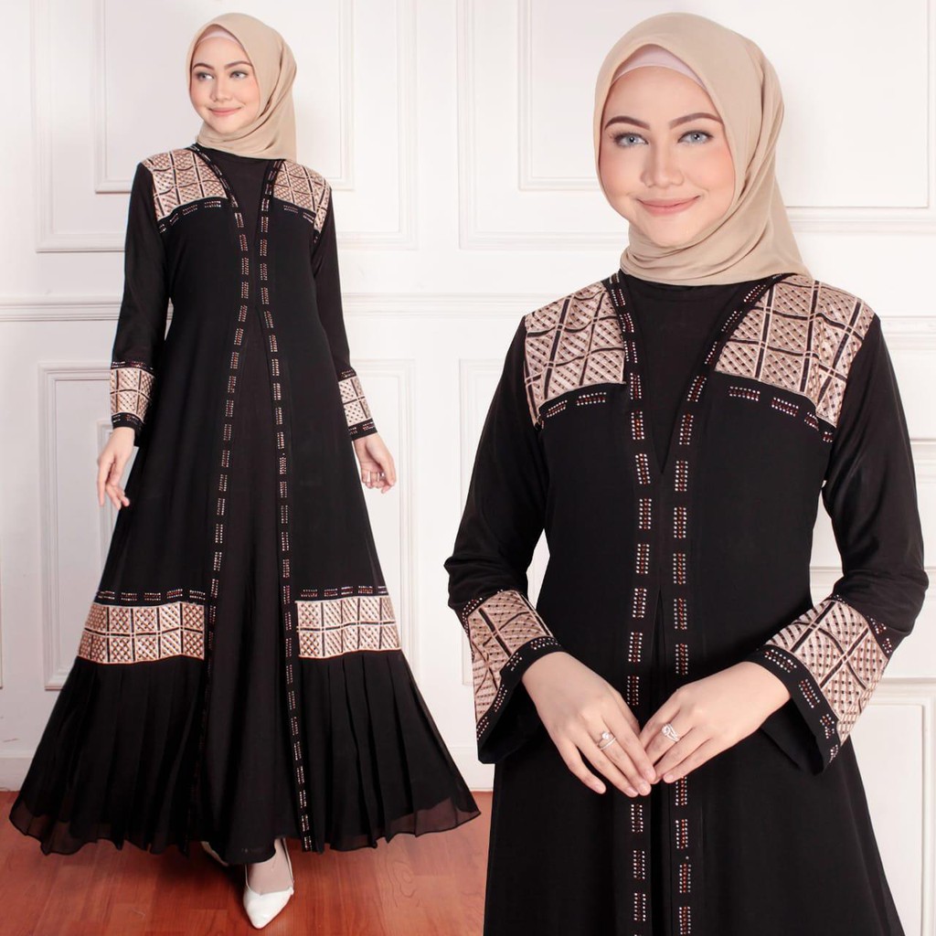 Gamis Abaya Turkey Model Terbaru Gamis Arabian Terbaru Gamis Wanita Terbaru Gamis Syar I Wanita Shopee Indonesia