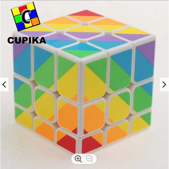 Rubik Mirror YONGJUN Rainbow UNEQUAL Mirror 3x3 PELANGI unik keren