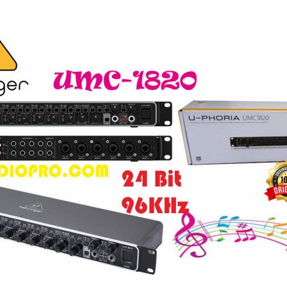 behringer umc1820 umc-1820 umc 1820 soundcard