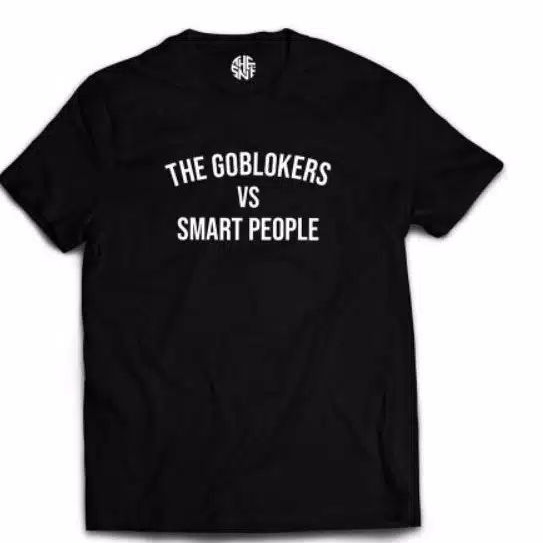 KAOS DEWASA DAN ANAK  The Goblokers VS Smart People BAHAN PREMIUM BANDUNG PUNYA