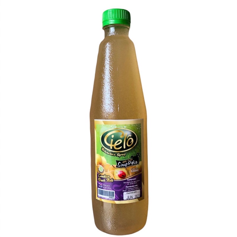 Sirup Pala | Sirup Pala Bogor | Sirup Pala Asli Bogor 630Ml | Sirup Pala Botol Plastik