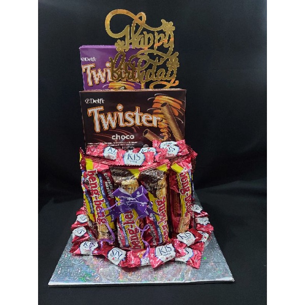 snack cake / snack ulang tahun / snack tower / kue ulang tahun