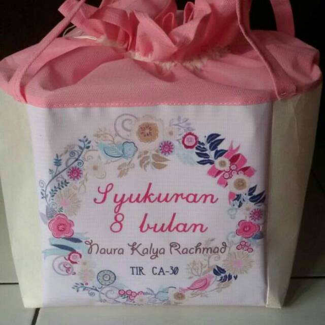 

Marmon tas vinil serut custom goodie bag