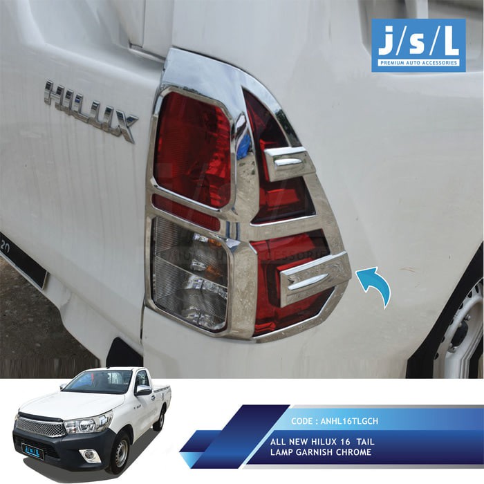 garnish belakang all new hilux