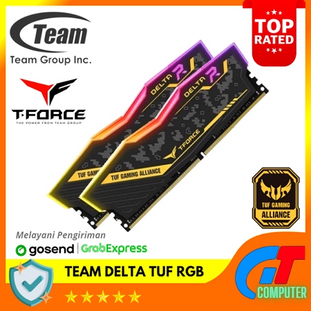 TEAM DELTA TUF RGB DDR4 32GB kit PC25600 3200Mhz (2X16GB TF9D432G32)