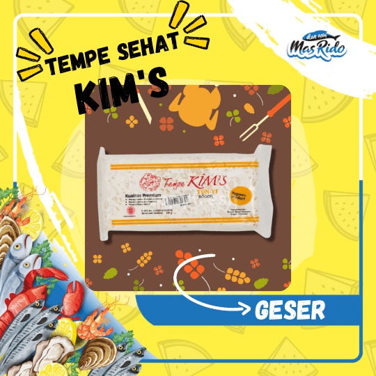 

Tempe Kedelai Sehat Organik Premium Non Gmo Kim'S Fresh Segar Termurah