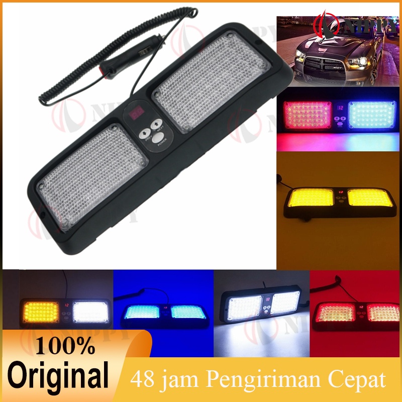 Nippy Auto Truck 86 LED Kaca Depan Lampu Darurat Peringatan Lampu Bahaya Flasher Lampu Strobo Lampu 