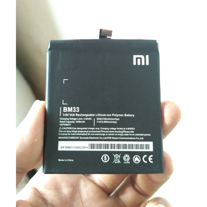 Baterai Xiaomi 4i / BM33 Original