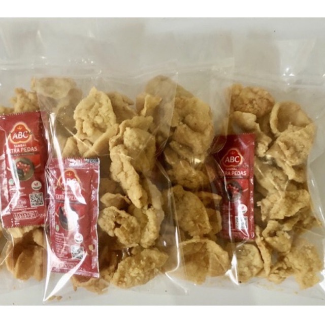 

100 GRAM KERIPIK TAHU KERING PEDAS /ORIGINAL/KRIPIK TAHU MURAH KRIUK GURIH