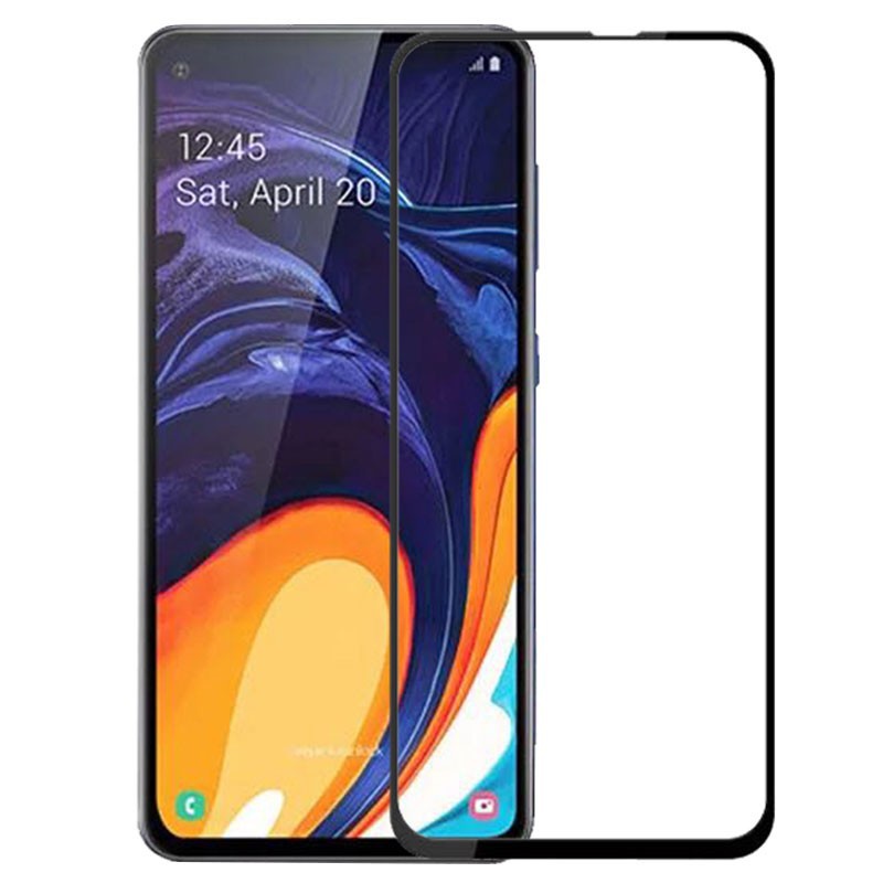 TEMPERED GLASS FULL LEM 9D SAMSUNG A60 GALAXY A60 NEW