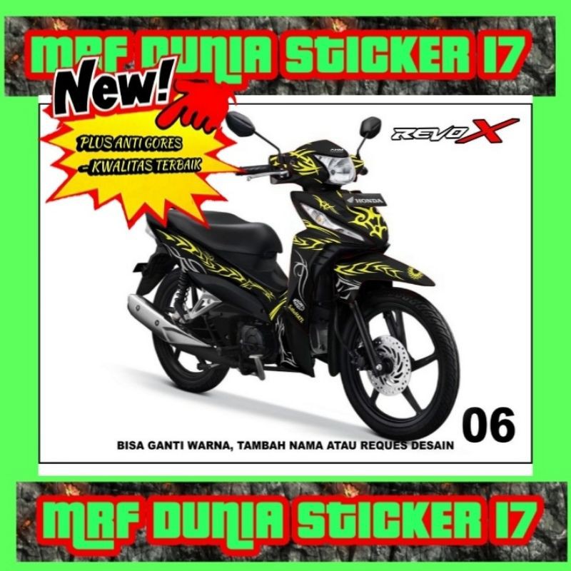 Sticker decal Honda Revo X Full Body decal Honda Revo X Full body Sticker Revo X  Full body 06