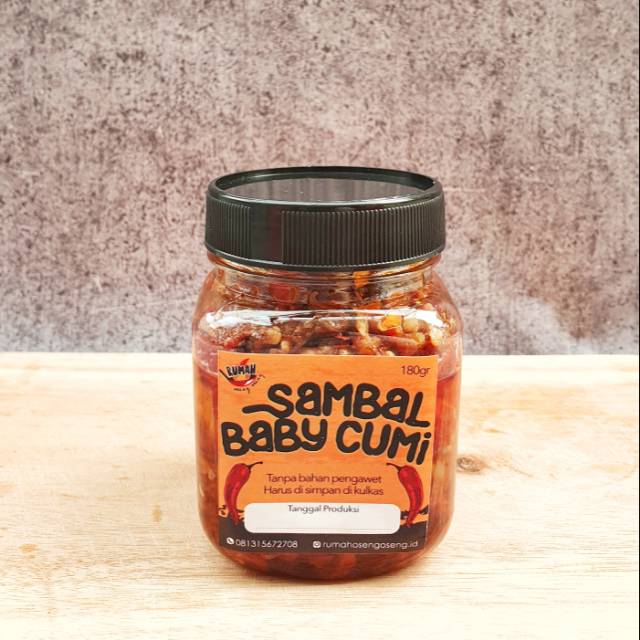 

Sambal BABY CUMI PREMIUM! Full baby cumi dan murah meriah!