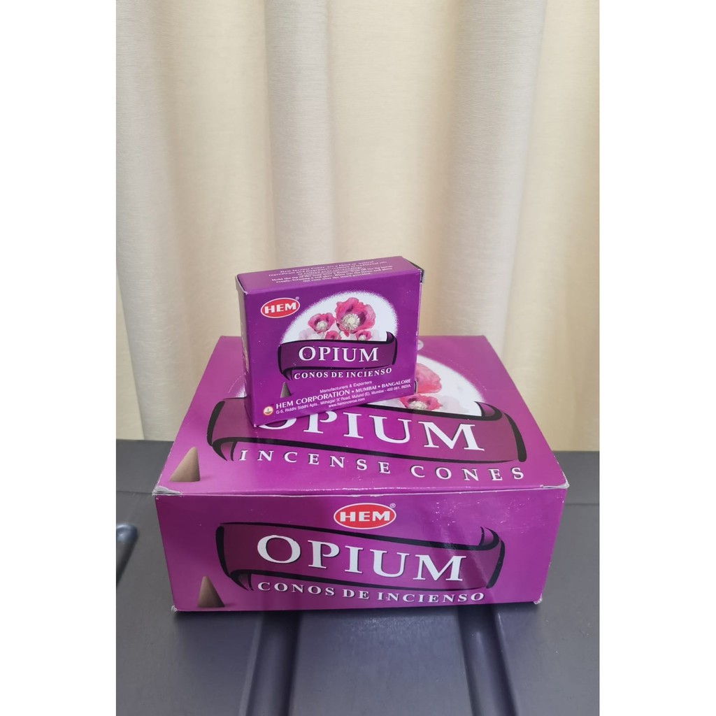 Dupa Kerucut Opium Cone Hem Ungu Tumpeng Isi 10 Pcs